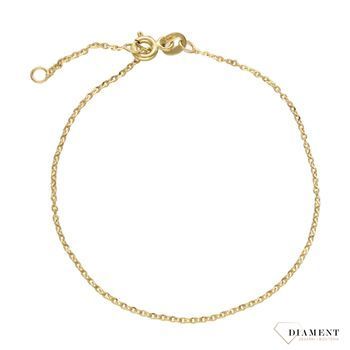 Złota bransoletka 375 ankier DIA-BRA-RDOV 030-375 1,1mm (1).jpg